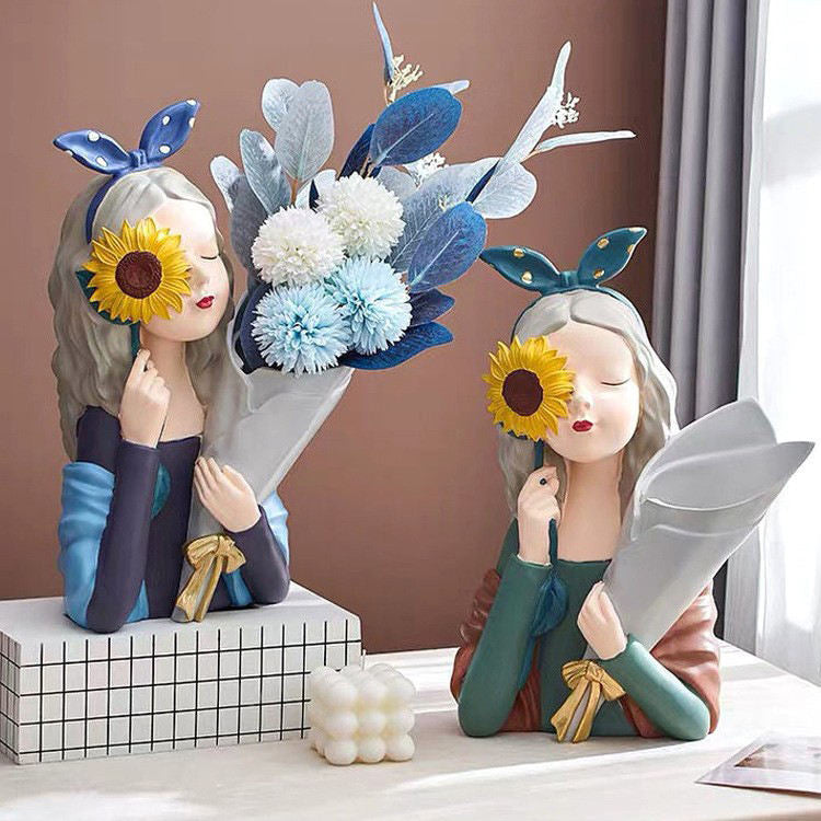 Luxury Girl Flower Vase