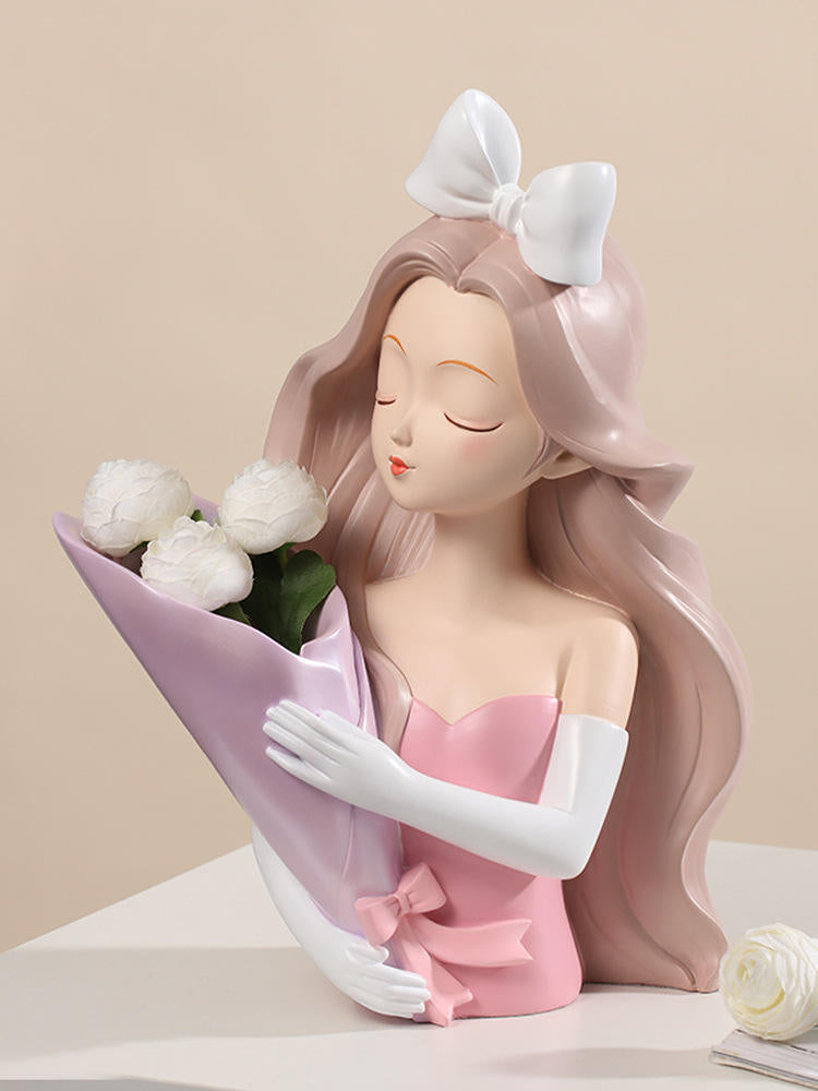 Luxury Girl Flower Vase