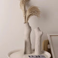 Set of a Unique Tree Fork Shape Ceramic Dry Flower Vase for Entryway Decor