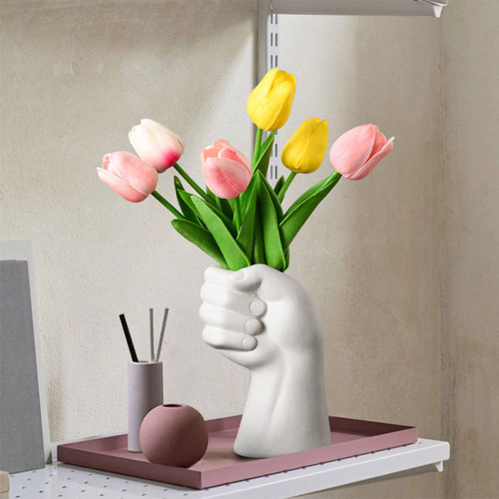 Modern Simple Ceramic Hand-shaped Vase