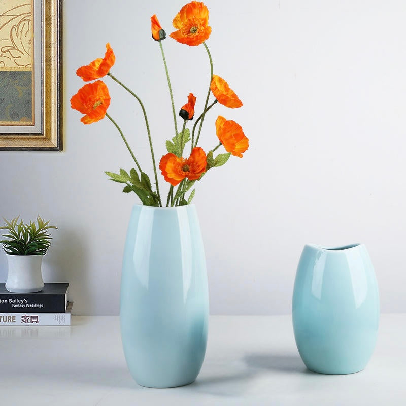 Set of 2 Handmade Modern Ceramic Vase European Design