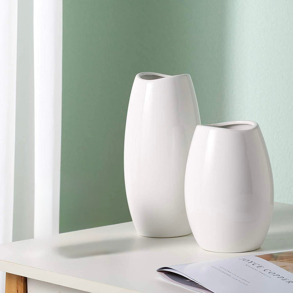 Set of 2 Handmade Modern Ceramic Vase European Design