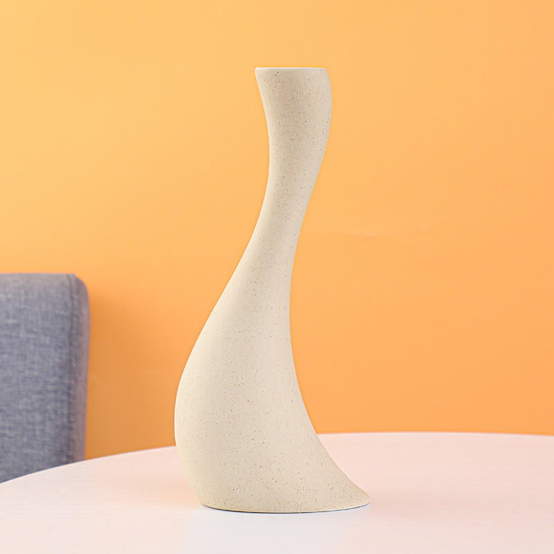 Handmade Modern Frosted Ceramic Vase