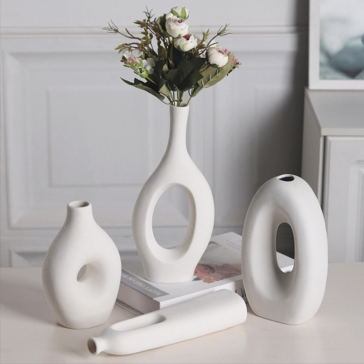 High Quality Minimalist Scandinavian-Style Ceramic Vase
