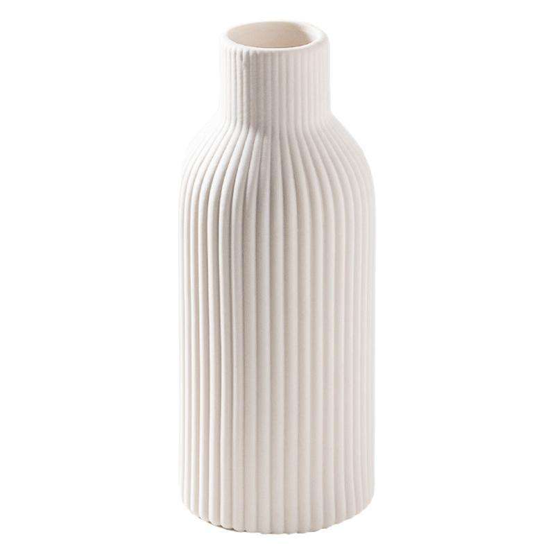 Modern Simple Creative Ceramic White Dried Flower Vase