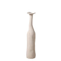 Handmade 18 inch height&nbsp;Creative Texture Ceramic Flower off white Color Modern Home Tabletop Vase