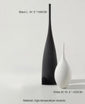 High End Handmade Design Black White Art Vase
