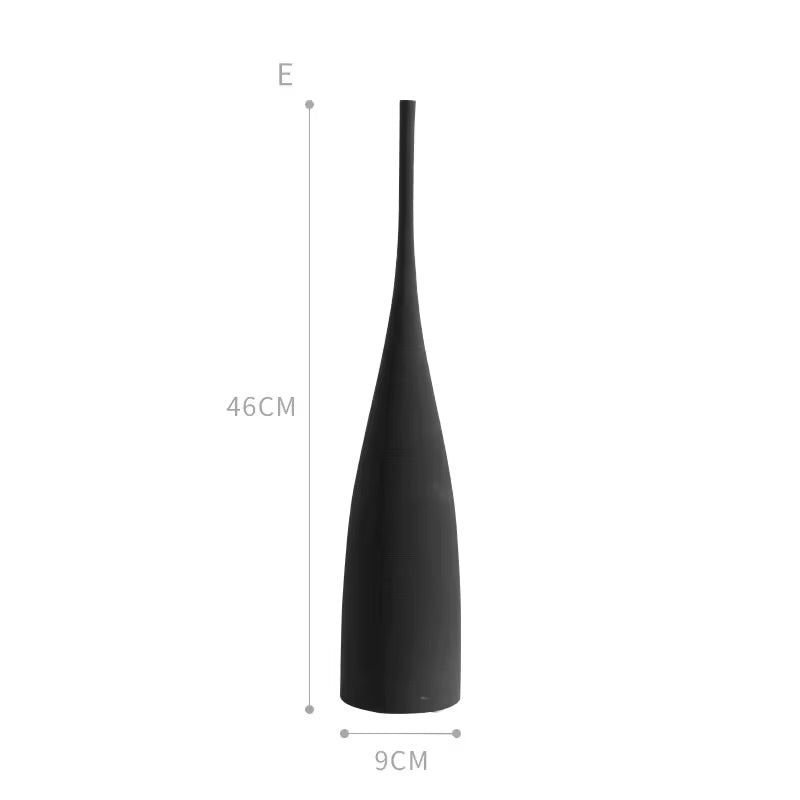 High End Handmade Design Black White Art Vase