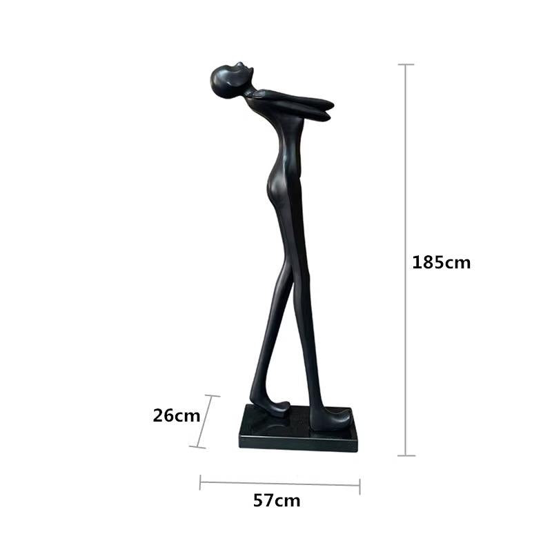 Post-Modern Designer Floor Lamp Humanoid Art Sculpture