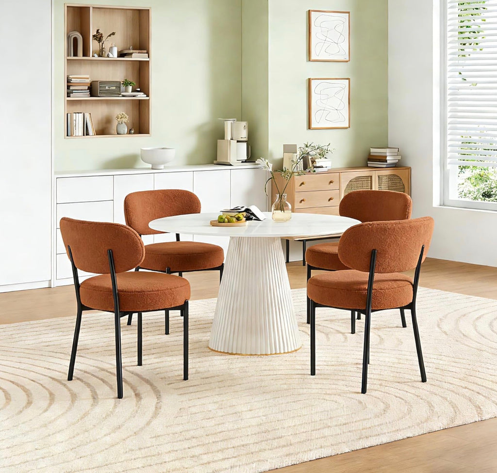 Wonderland Dining Chairs Set of 4, Mid Century Modern Chair