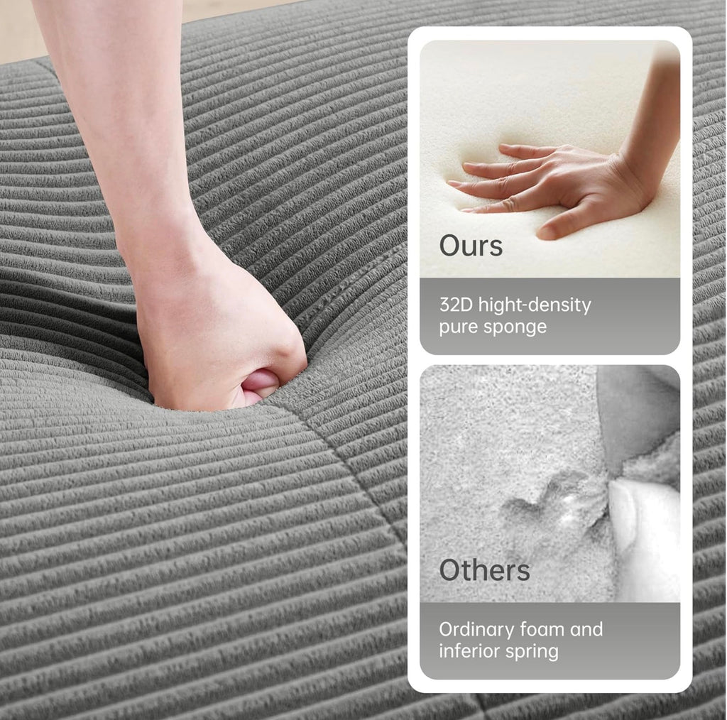 81.8 Inch Modular Sectional Sofa, 2-Seater Cloud Couch with Deep Seat