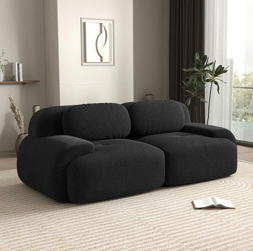 81.8 Inch Modular Sectional Sofa, 2-Seater Cloud Couch with Deep Seat