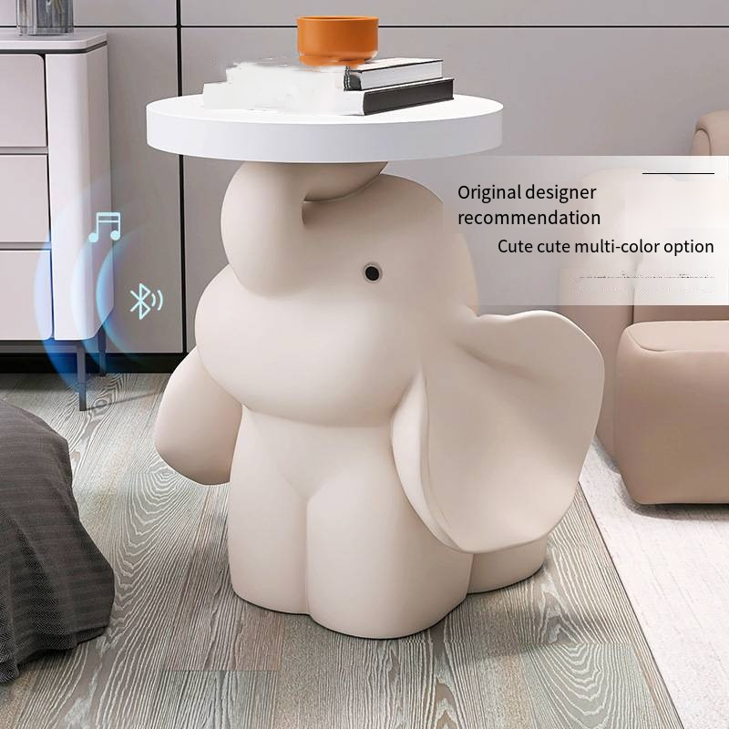 Creative Intelligent Bluetooth Sound Elephant Living Room Large Floor Decoration Bedside Table