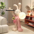 Large Rabbit Living Room Floor to Ceiling Decorations With cordless light
