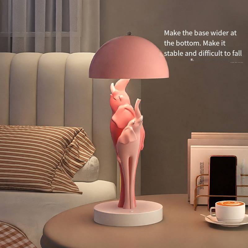 Creative Table Lamp Elephant Night Light Decoration Living Room - Bedroom