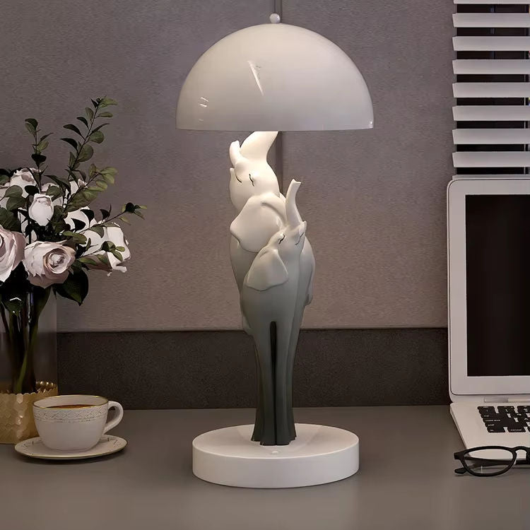 Creative Table Lamp Elephant Night Light Decoration Living Room - Bedroom
