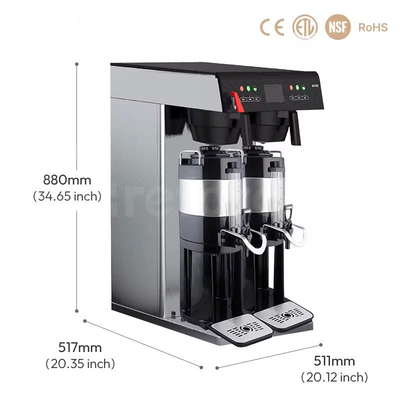 Americano Coffee Machine Automatic Electric Automatically Grind-And-Brew Coffee Maker Drip Coffee Maker