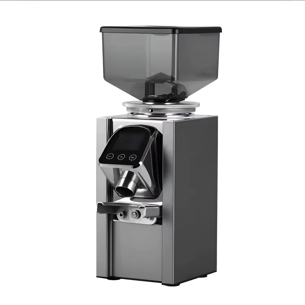 Advanced Adjustment Aluminum LED Display Professional Commercial Electric Coffee Bean Grinders Machine for Cafe