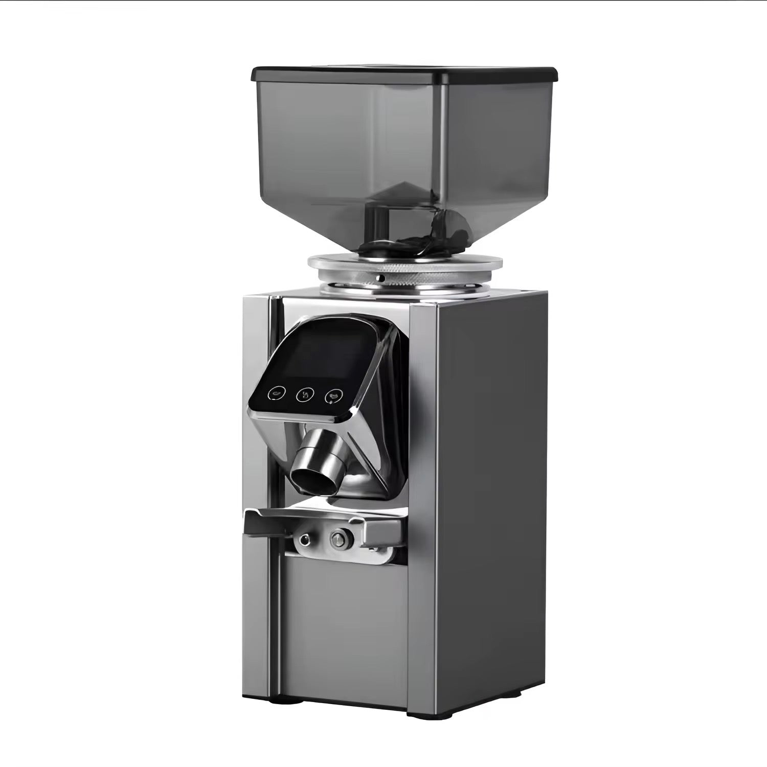 Advanced Adjustment Aluminum LED Display Professional Commercial Electric Coffee Bean Grinders Machine for Cafe